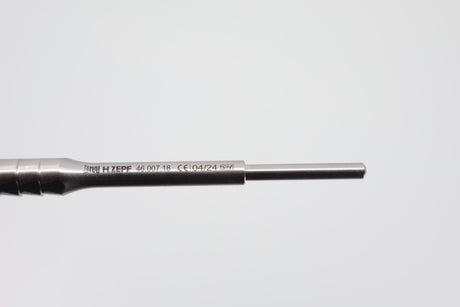 Helmut Zepf 46.007.18 scalpel blade handle lying flat with engraving