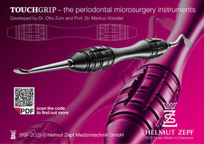 Dental Elevator TOUCHGRIP Brochure – Root Elevator Beveled Edge Right 3mm by Dr. Hürzeler & Zuhr, Helmut Zepf