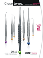 Helmut Zepf Brochure X-Tool dental instruments range with colorful grip handles by ZEPF Dental manufacturer
