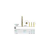 Busch CD 42 016 FG COOL-DIAMANT - (Pack of 6) Bur Made in Germany