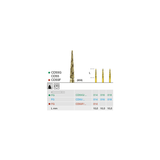 Busch CD 55G 016 FG COOL-DIAMANT COARSE - (Pack of 6) Bur Made in Germany