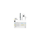 Busch CI847EF 018 FG DIAMOND FINE - (Pack of 2) Bur Made in Germany
