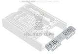 CMF Screw Rack 1.5 / 2.0 mm - Stainless Steel Insert for Screw Boxes, additional view | Helmut Zepf No. 85.540.55
