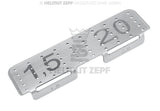CMF Screw Rack 1.5 / 2.0 mm - Stainless Steel Insert for Screw Boxes | Helmut Zepf No. 85.540.55