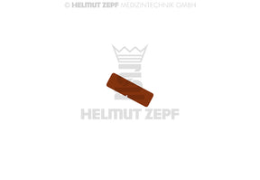 Labeling Tag for Aluminum Sterilization Box, Brown, without Marking, Not a Medical Device | Helmut Zepf No. 85.312.00