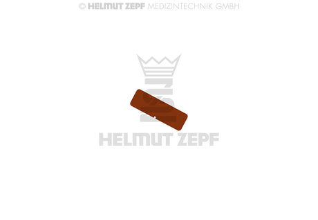 Labeling Tag for Aluminum Sterilization Box, Brown, without Marking, Not a Medical Device | Helmut Zepf No. 85.312.00