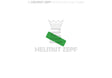 Labeling Tag for Aluminum Sterilization Box, Green, without Marking, Not a Medical Device | Helmut Zepf No. 85.312.03
