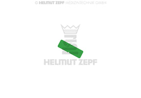 Labeling Tag for Aluminum Sterilization Box, Green, without Marking, Not a Medical Device | Helmut Zepf No. 85.312.03