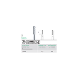 Busch M 426X 016 HP MIDIS CARBIDE - (Pack of 2) Bur Made in Germany