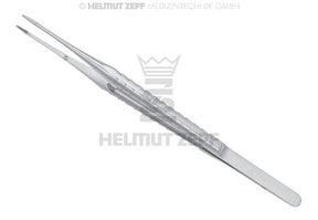 Micro Cooley Forceps - 18 cm, Straight, Slim-Line, ZEPF-Line Handle with Guide Pin | Helmut Zepf No. 22.815.17S