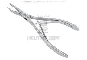 Mini Friedman Slim Bone Rongeur Forceps - 1.5 mm Jaws, 14 cm, 30° | Helmut Zepf No. 42.320.15S