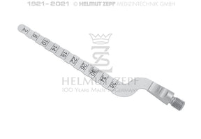 Periodontometer, Kahn Probe Insert for Measuring a Free Gingival Graft - Interchangeable, M4 x 0.5 mm | Helmut Zepf No. 24.455.00