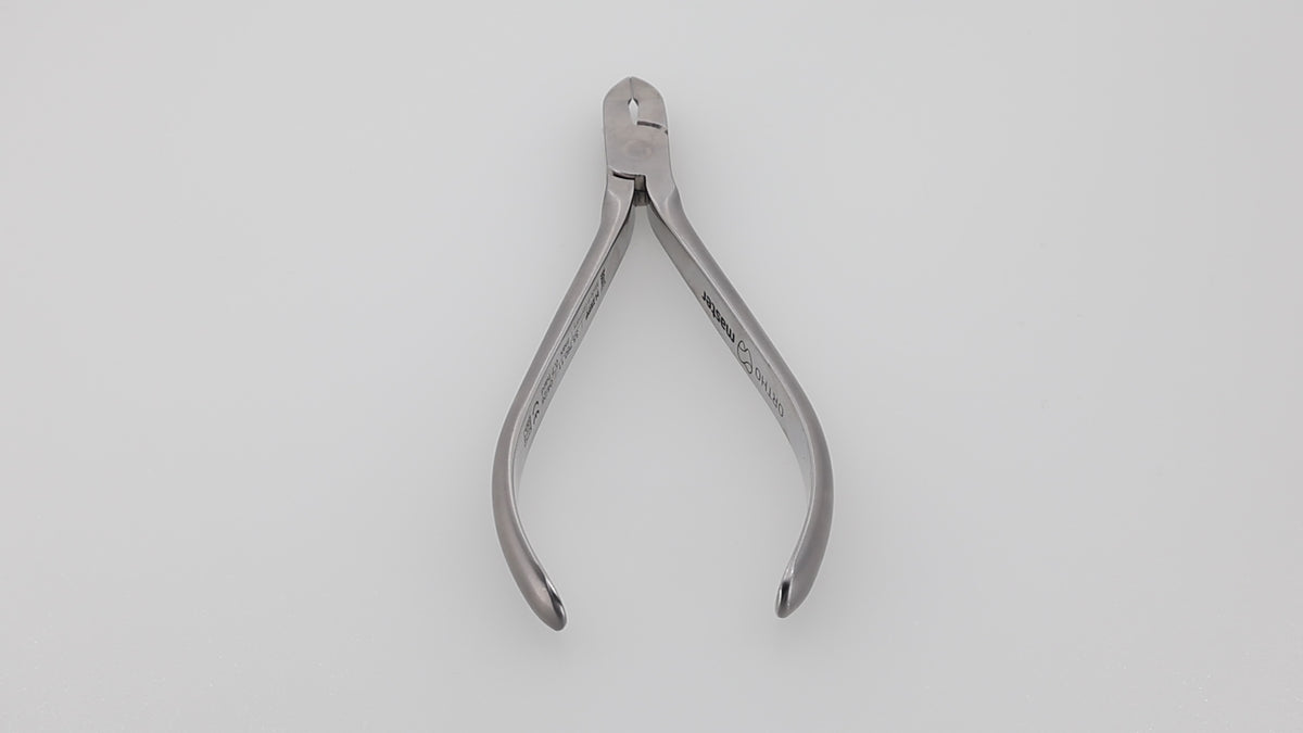 Orthodontic Wire Cutting Plier - 12 cm, Carbide Inserts (Max Wire Thickness: 0.7 mm/.028 in, Hard) | Helmut Zepf No. 33.760.11