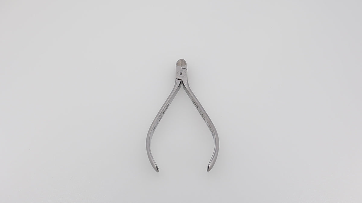 Orthodontic Pin and Ligature Cutter - 11.5 cm, Carbide Inserts (Max Wire Thickness 0.4 mm/.016 in, Soft) | Helmut Zepf No. 33.760.03