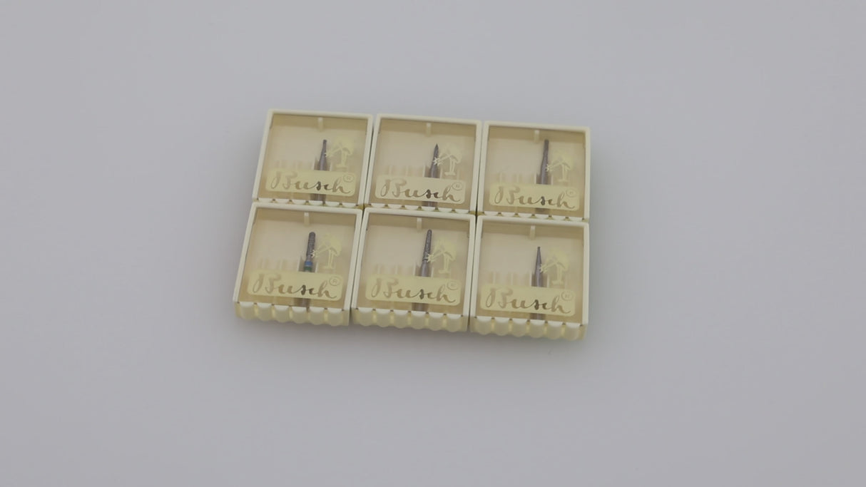Busch Rotary Promo Pack of 6 Burs – German-made dental rotary instrument – view 2