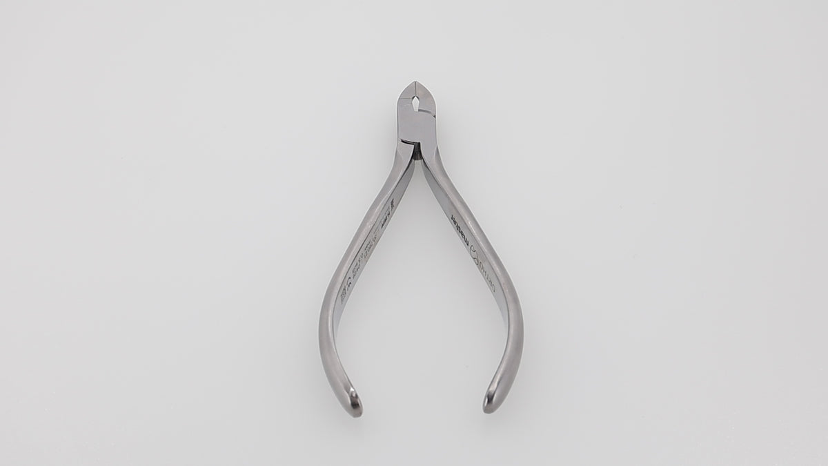 Orthodontic Pin and Ligature Cutter - 12 cm, Carbide Inserts (Max Wire Thickness 0.5 mm, Soft) | Helmut Zepf No. 33.760.21