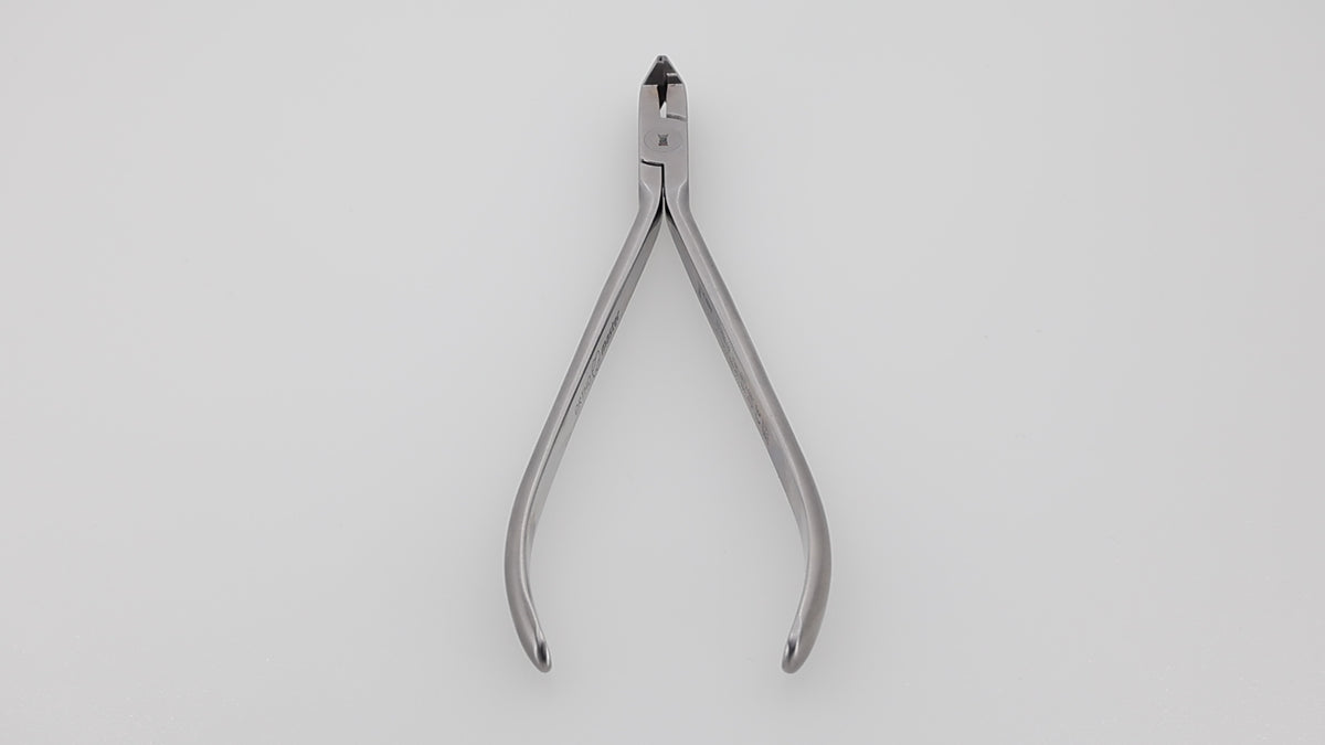 Orthodontic Distal End Cutter - 14 cm Length, Carbide Inserts (Max Wire Thickness 0.56 X 0.70 mm / 0.022 X 0.028 in) | Helmut Zepf No. 33.750.02