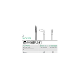 Busch S 433X 023 HP SHORTIES CARBIDE - (Pack of 2) Bur Made in Germany
