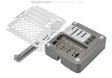 Screw & Pin Box for 3 x 5 Ø 1.0 mm Screws, 10 Pins and Instruments | Helmut Zepf No. 47.503.50