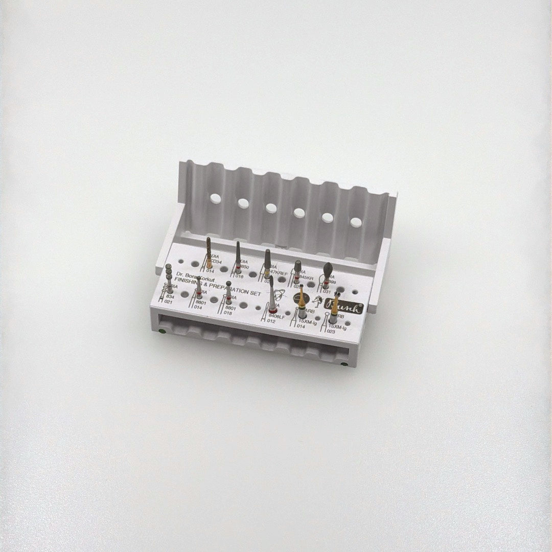 Dental Bur Finishing & Preparation Set by Dr. Bora Korkut | Busch Mfg. No. 5431