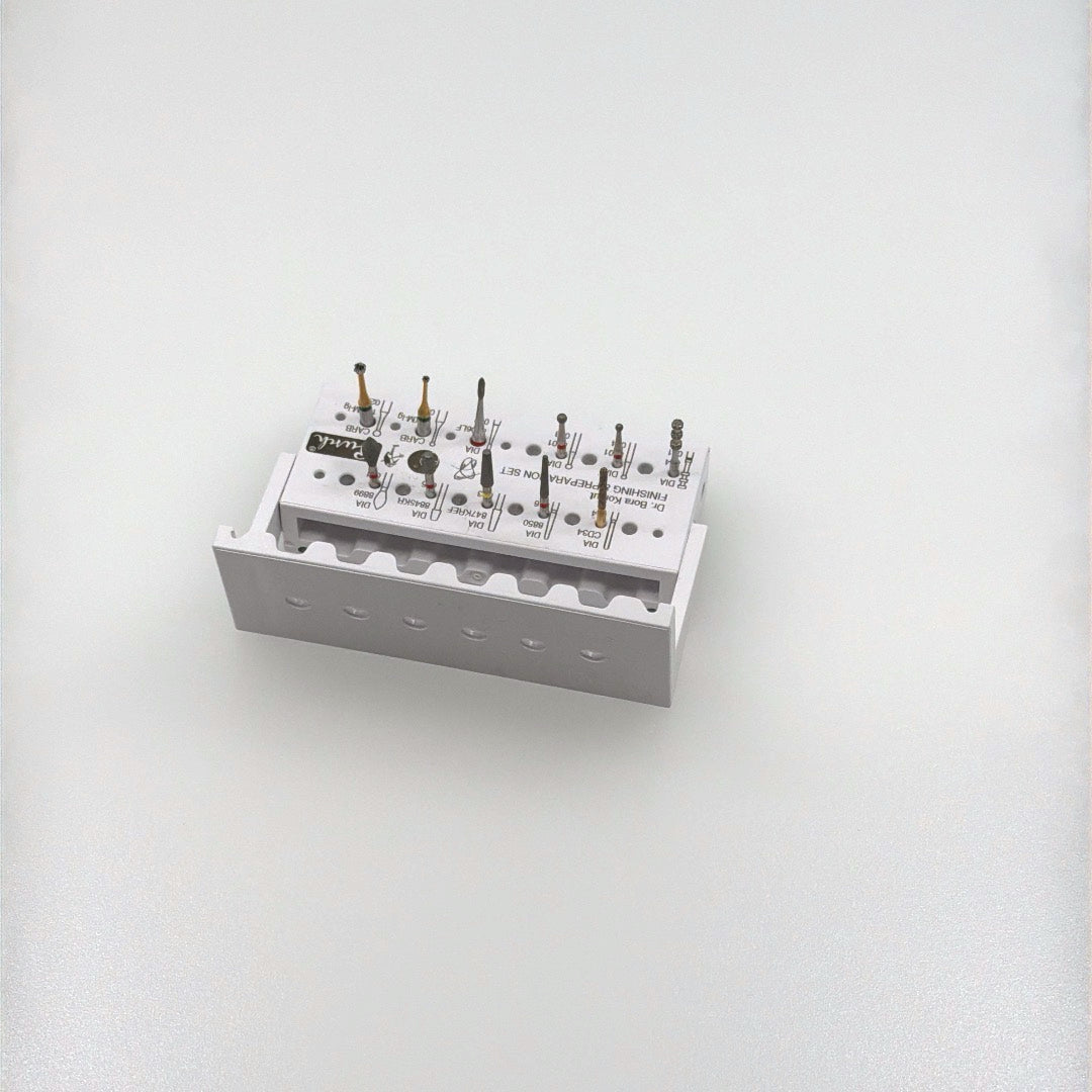Dental Bur Finishing & Preparation Set by Dr. Bora Korkut | Busch Mfg. No. 5431