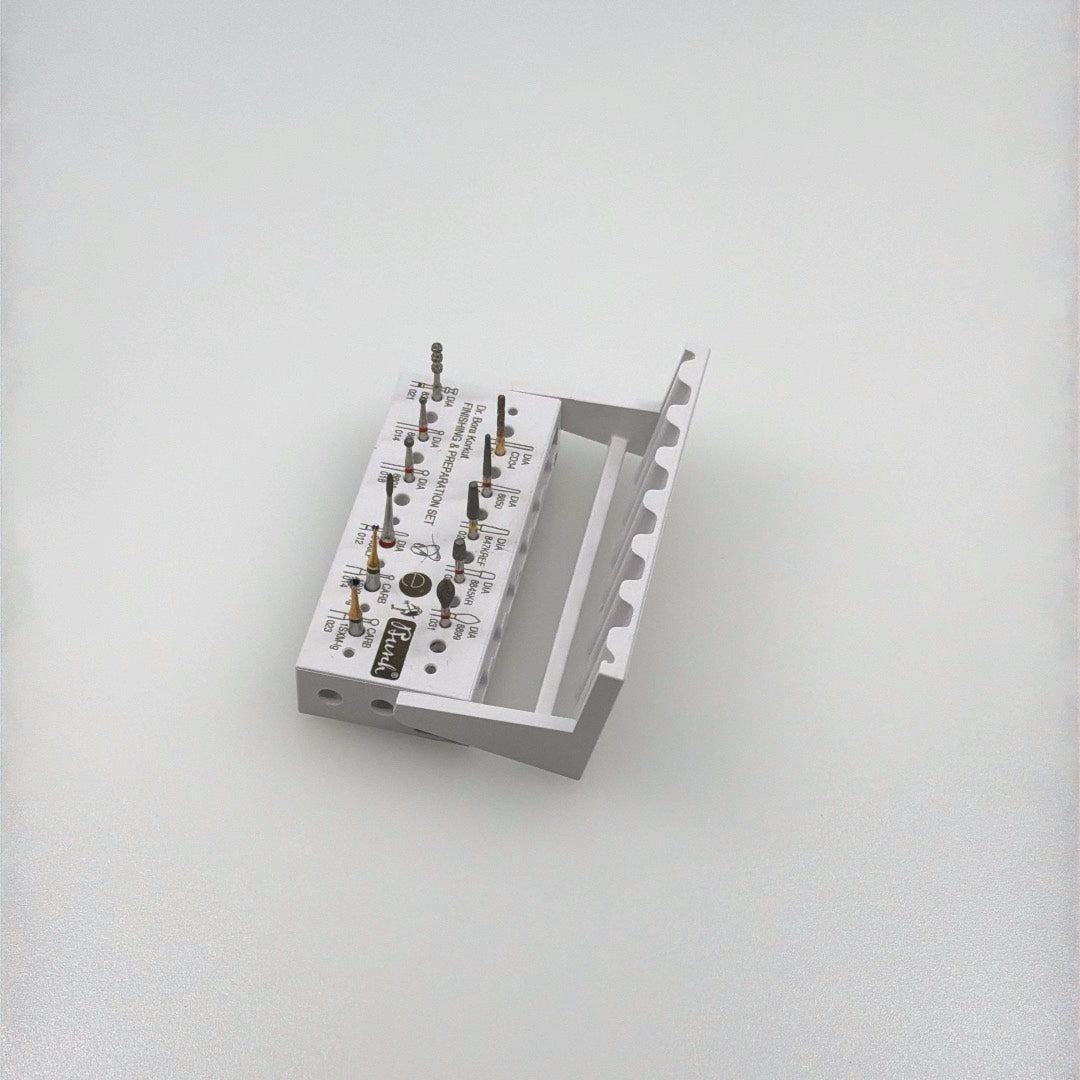 Dental Bur Finishing & Preparation Set by Dr. Bora Korkut | Busch Mfg. No. 5431