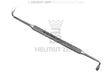 Sinus Curette - Double-Ended, 5.0 / 5.0 mm, Blunt, ZEPF-Line Handle, Sandblasted | Helmut Zepf No. 41.846.80