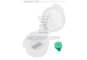 Stainless Steel Micro Screw Ø 1.0 x 4 mm, Phillips drive, green ID - Pack of 5 | Helmut Zepf No. 47.573.04S