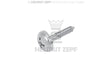 Stainless Steel Micro Screw Ø 1.2 x 8 mm, Umbrella Head Ø 4 mm, Crossfit drive - Pack of 1 | Helmut Zepf No. 47.572.50