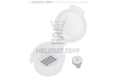 Titanium Micro Screw Ø 1.2 x 6 mm, Phillips drive, Grey Anodized - Pack of 5 | Helmut Zepf No. 47.574.06