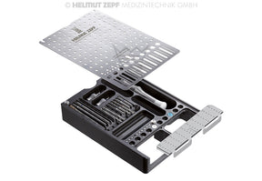 Universal CMF Box for Screw Systems Ø 1.2 / 1.5 / 2.0 mm | Helmut Zepf No. 47.501.03