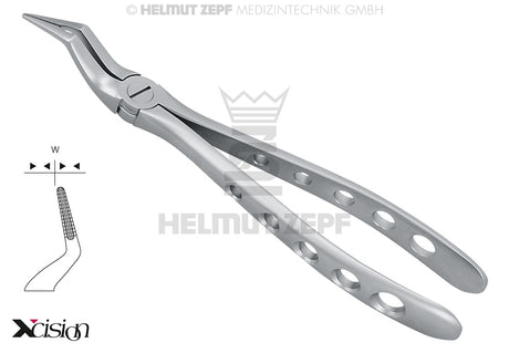 Xcision-Line® Extraction Forceps for Roots, #51-W, for the Upper Jaw | Helmut Zepf No. 12.051.97Z