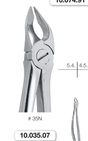Helmut Zepf 10.035.07 Apical Retention Extraction Forceps #35N Lower Roots