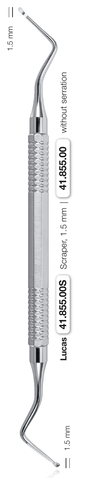 Helmut Zepf 41.855.00 Lucas Curette 1.5 mm Double-Ended Non-Serrated